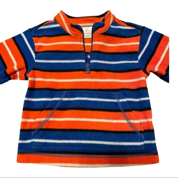 Hanna Andersson Quarter Zip Unisex Fleece Jacket Size 2T - Picture 2 of 4